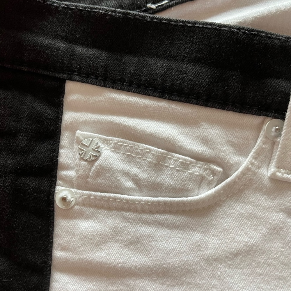 Hudson “Leeloo” Color-Block / Tuxedo-Stripe Super… - image 8